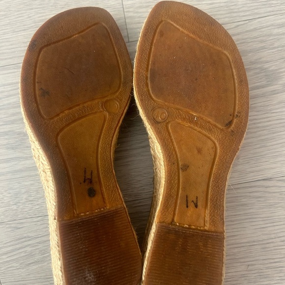 Burberry Platform Thong Espadrilles Nova Check Size 40 US 9.5W - Picture 5 of 6